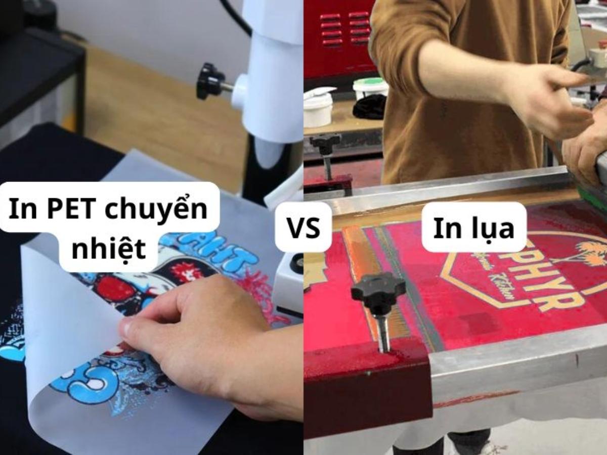 Sự khác biệt giữa in chuyển nhiệt và in lụa