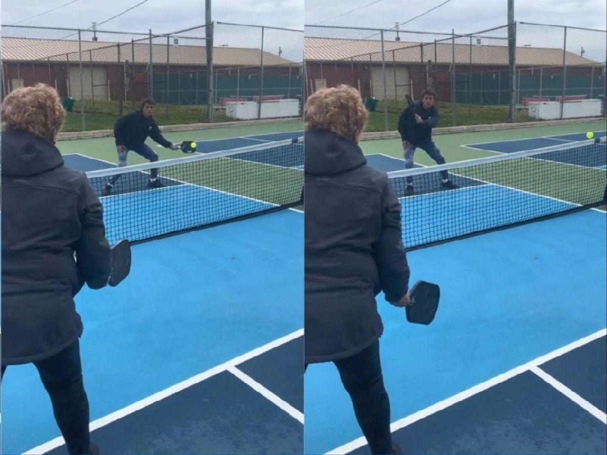 Cú Forehand Fakeout trong pickleball