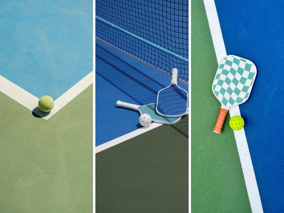 Những phối màu sân pickleball đẹp mắt