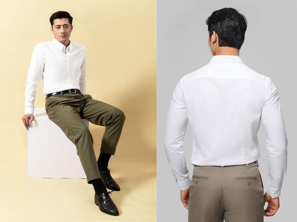 Áo sơ mi + Quần Kaki/Quần vải
