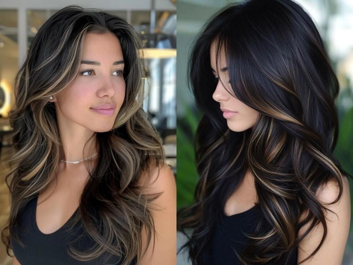 Kỹ thuật tạo các mảng sáng tối xen kẽ giúp tạo hiệu ứng đa chiều, khiến mái tóc trông có vẻ dày và bồng bềnh hơn