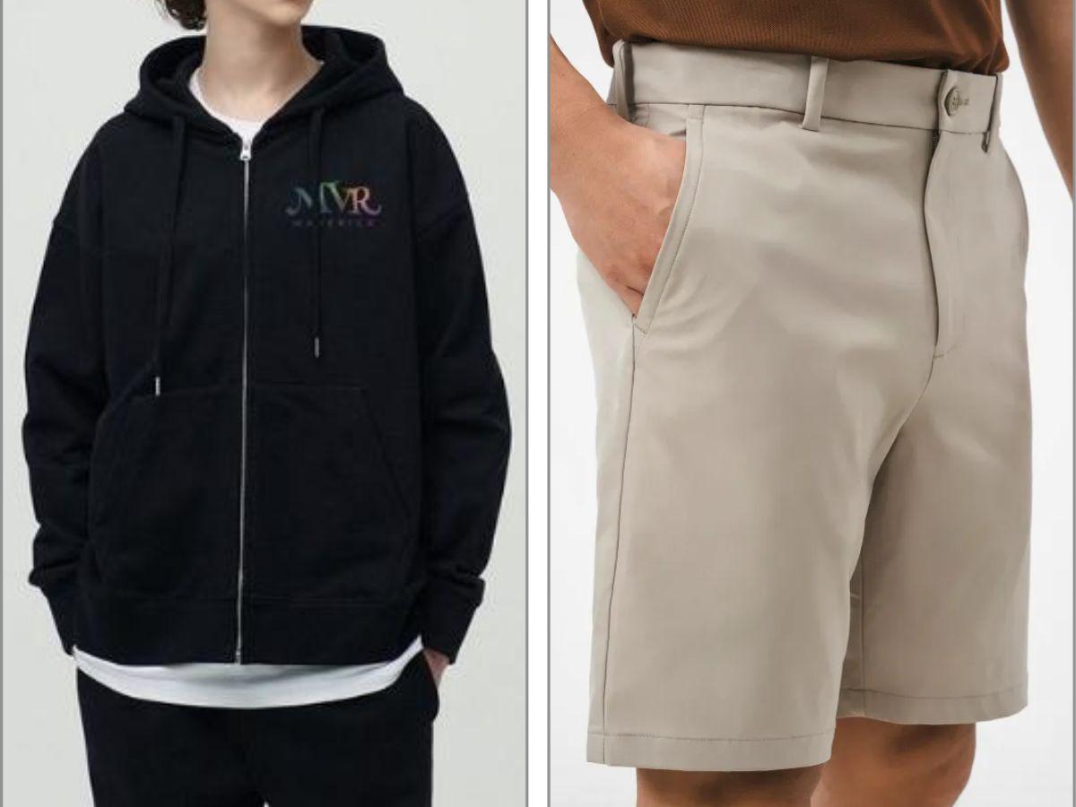 Phối Hoodie Zip với quần Short