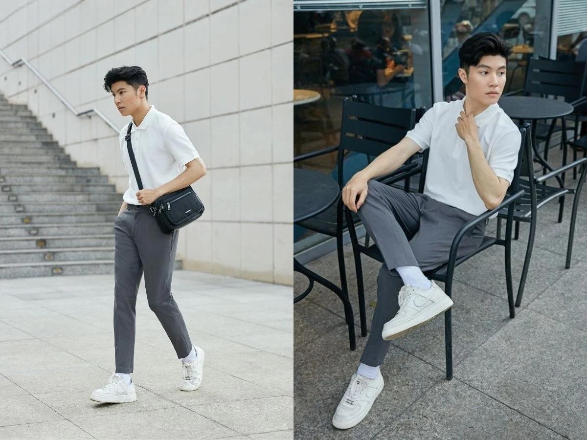 Phối đồ nam mùa hè với trang phục thường ngày, thoải mái
