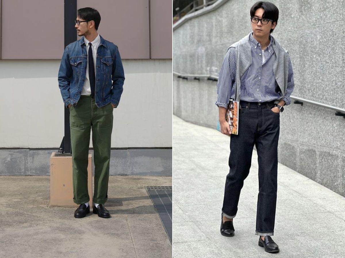 Phối đồ vintage nam cá tính 
