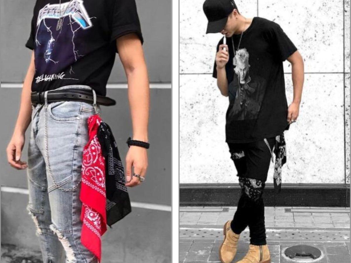 Tạo điểm nhấn ở thắt lưng với khăn Bandana