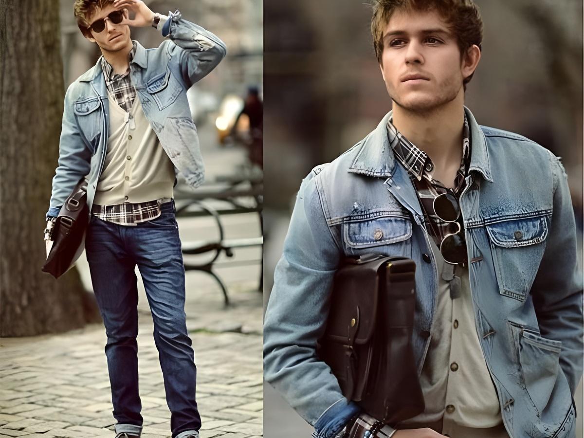 Hoàn thiện phong cách denim on denim với phụ kiện đắt giá
