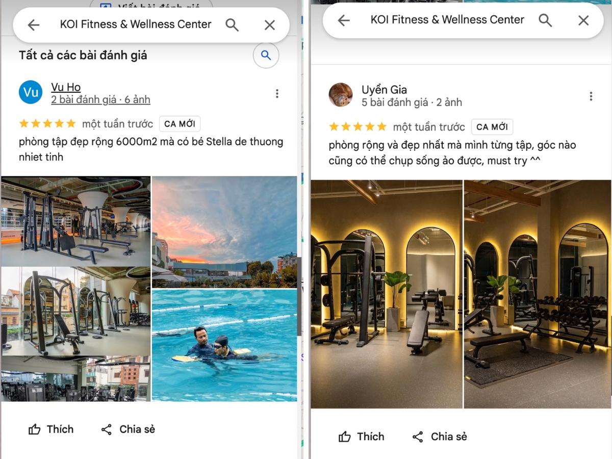 Review phòng tập gym tại Gò Vấp KOI Fitness & Wellness Center