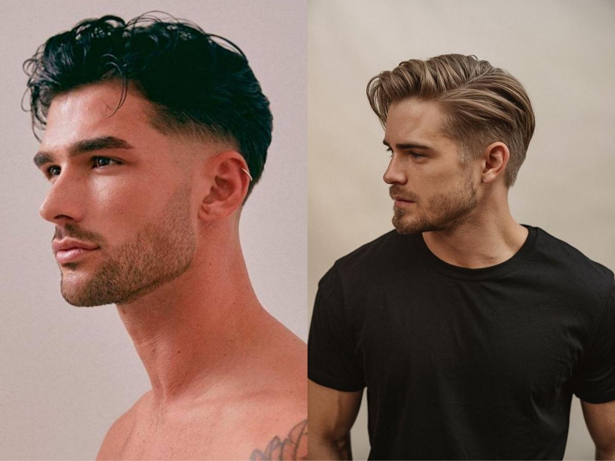 Pompadour là kiểu tóc có đặc trưng cốt lõi là phần tóc mái dài, được vuốt phồng ngược ra phía sau