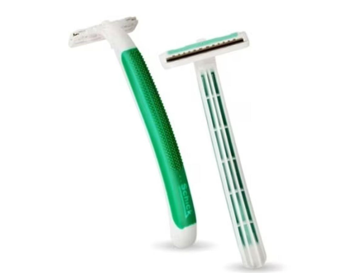Dao cạo râu Schick Exacta 2: Tay cầm chắc chắn, lưỡi kép tiện dụng