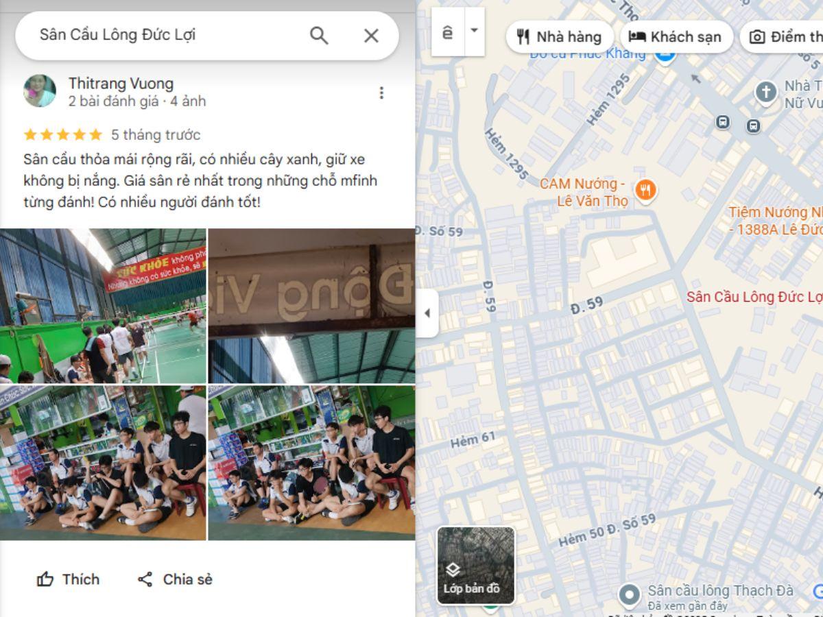 Đánh giá sân Đức Lợi