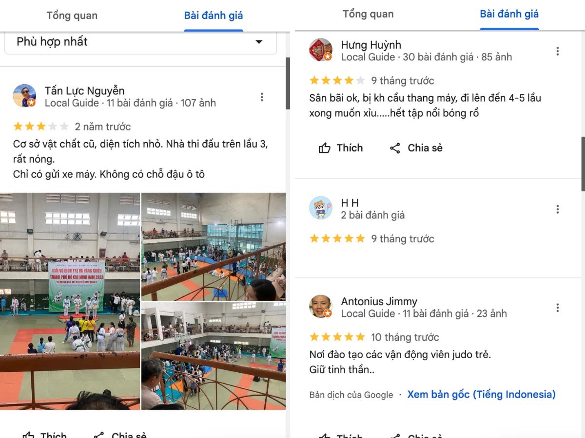 Đánh giá thực tế từ người chơi tại sân cầu lông Tinh Võ