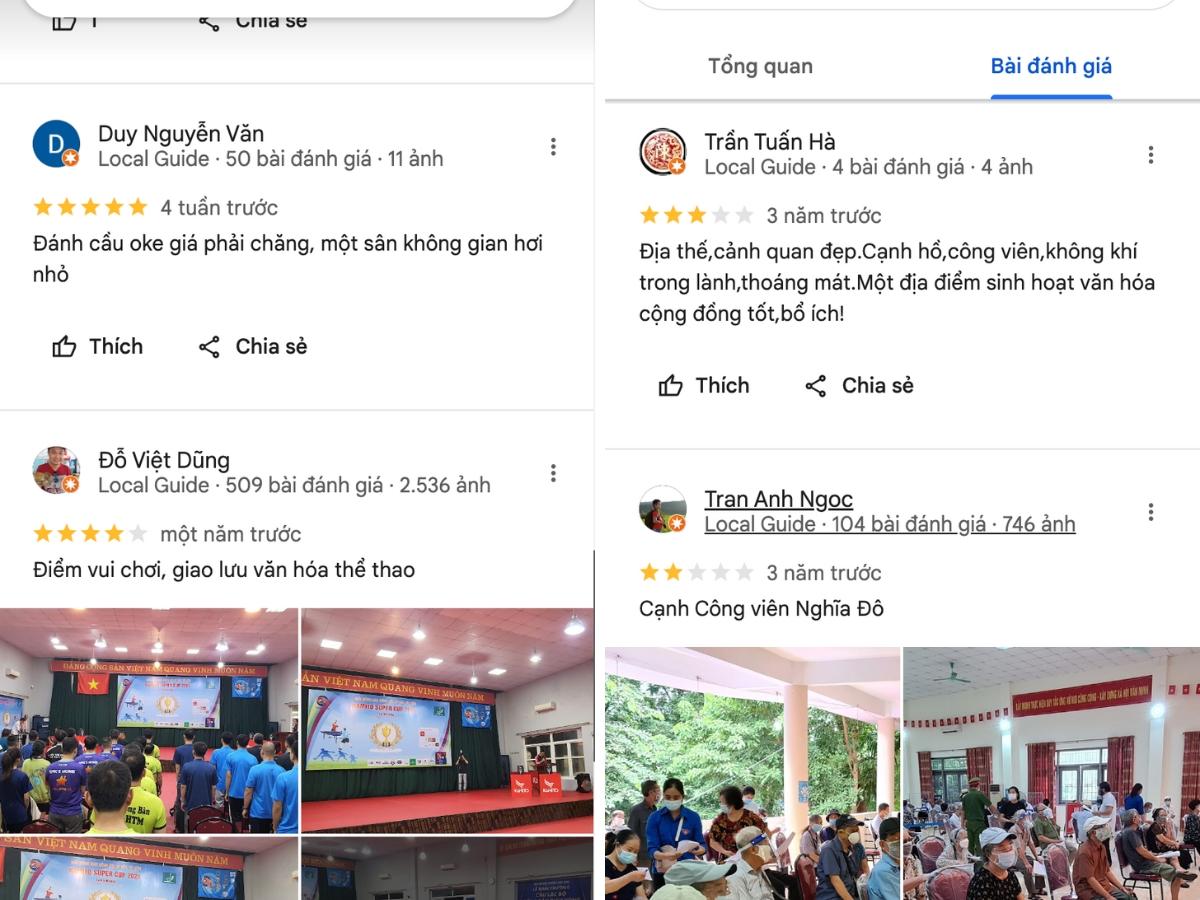 Đánh giá của các vợt thủ khi trải nghiệm thực tế tại sân: