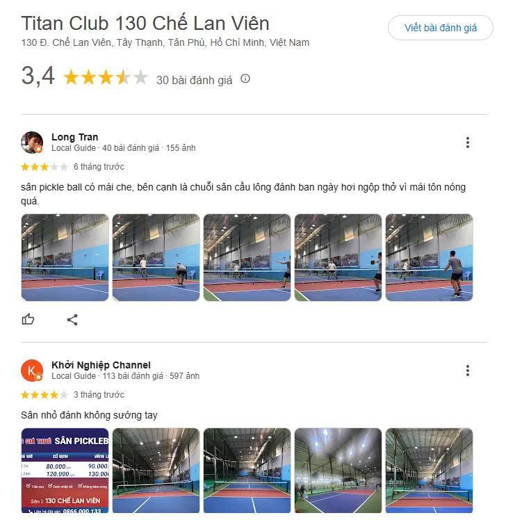 Tổng hợp review Sân Pickleball Chế Lan Viên