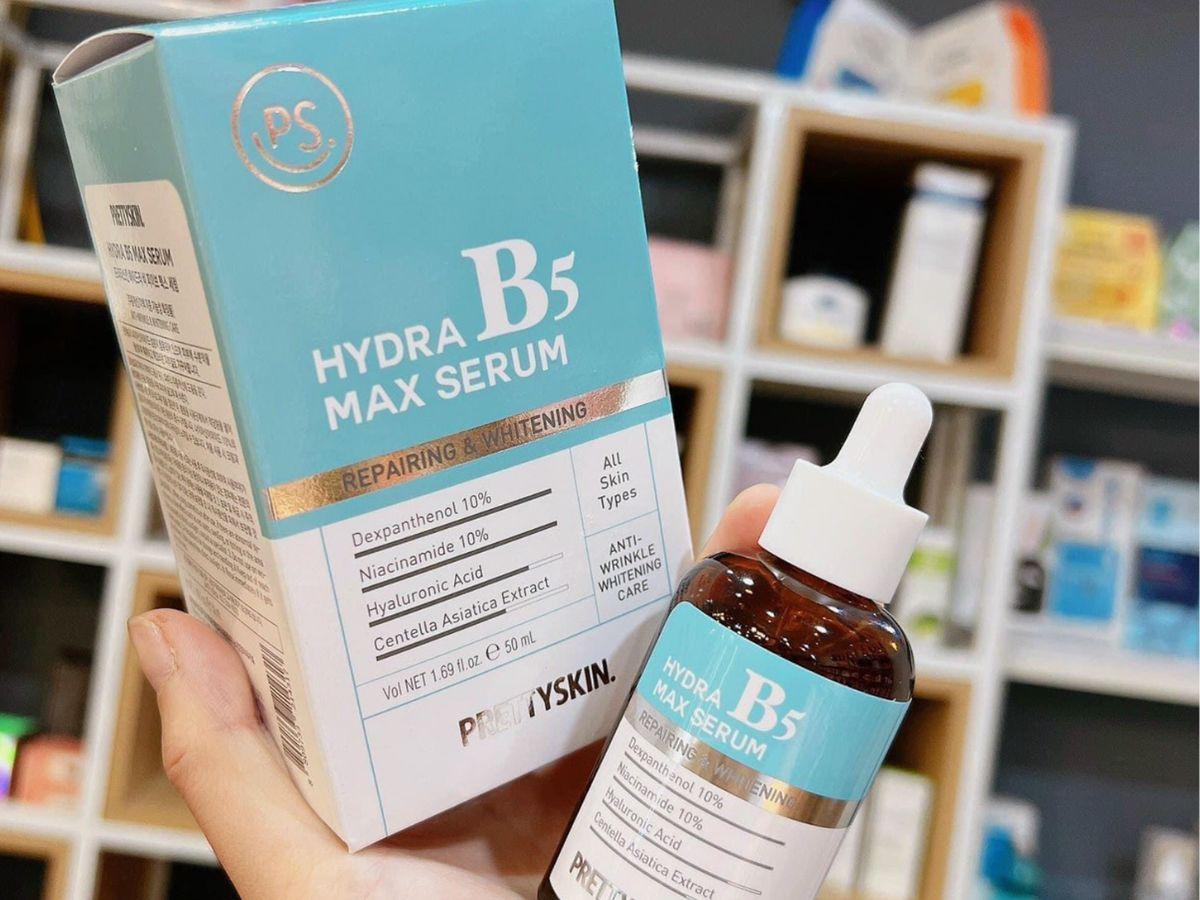 Pathenol trong serum B5 giúp kháng viêm, giảm các phản ứng viêm trên da