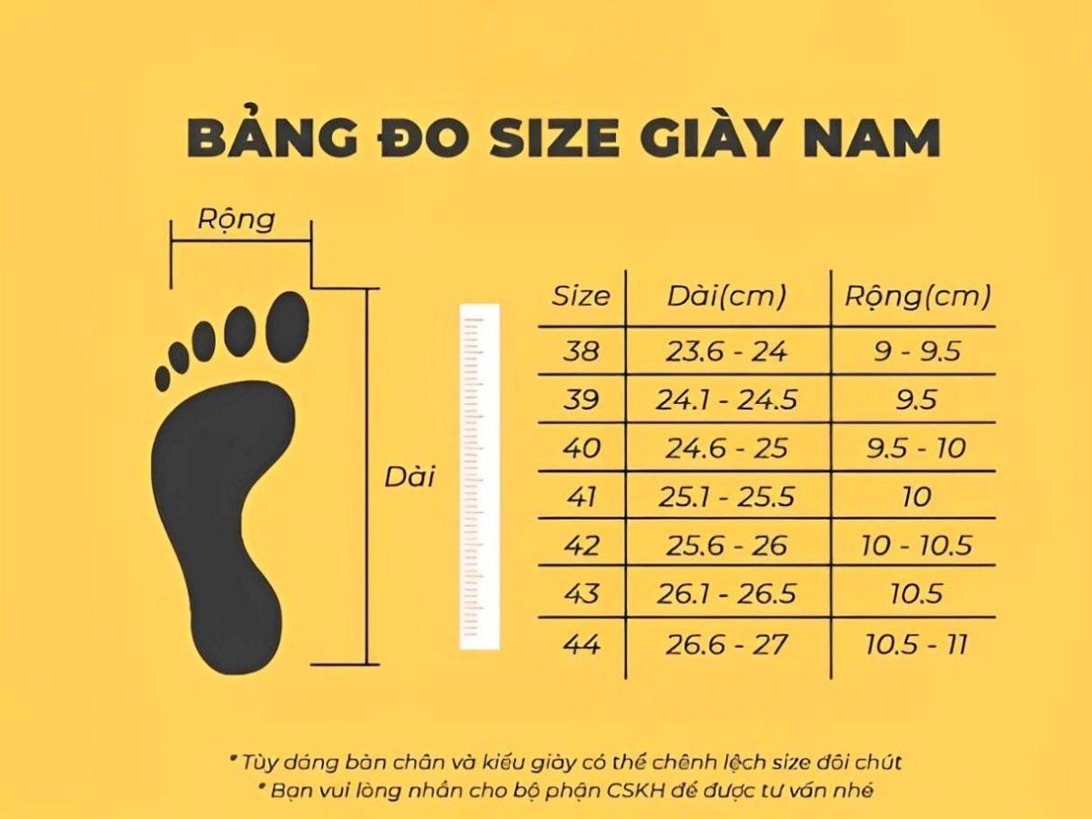 Chọn đúng size giày đảm bảo sự thoải mái, tránh đau nhức, phồng rộp và giúp bảo vệ form dáng đôi giày