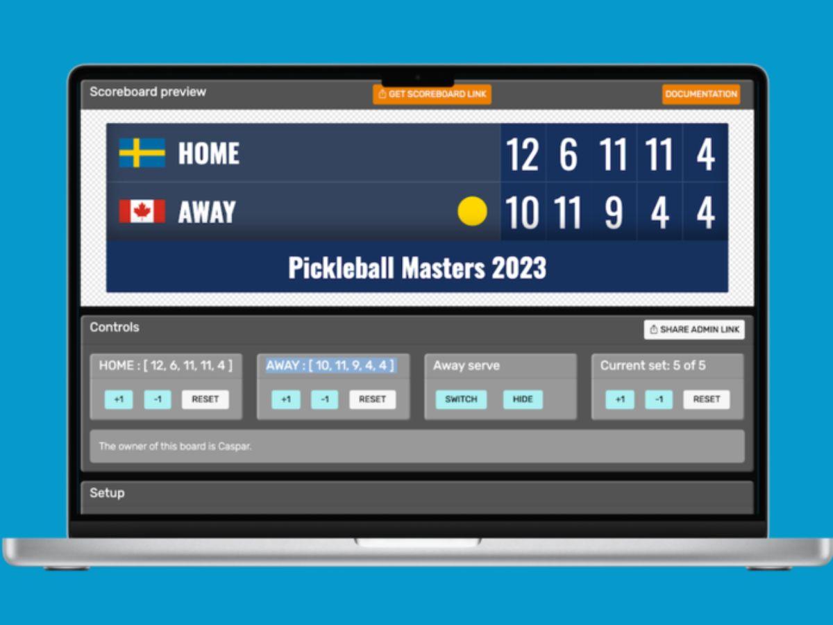 App tính điểm Score Keeper for Pickleball