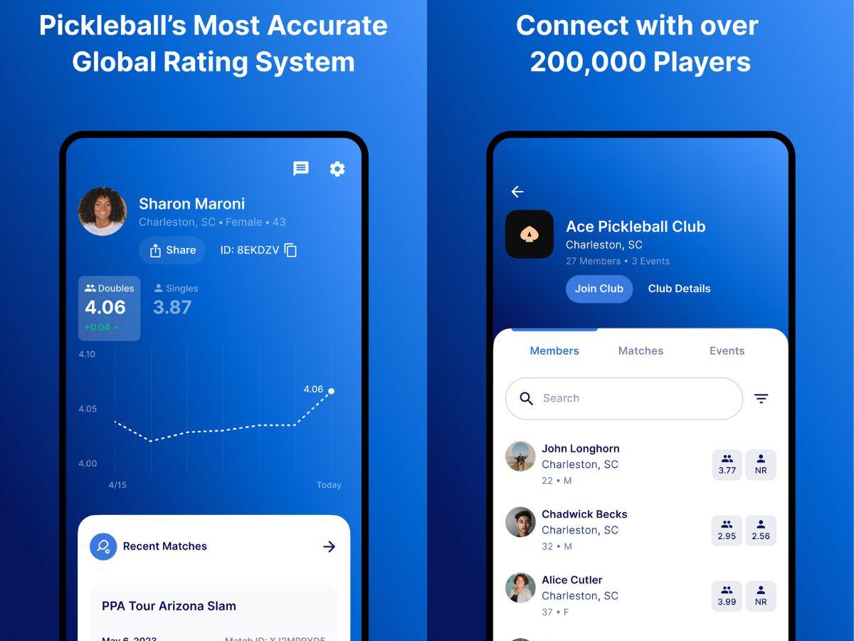 App ghi kết quả DUPR