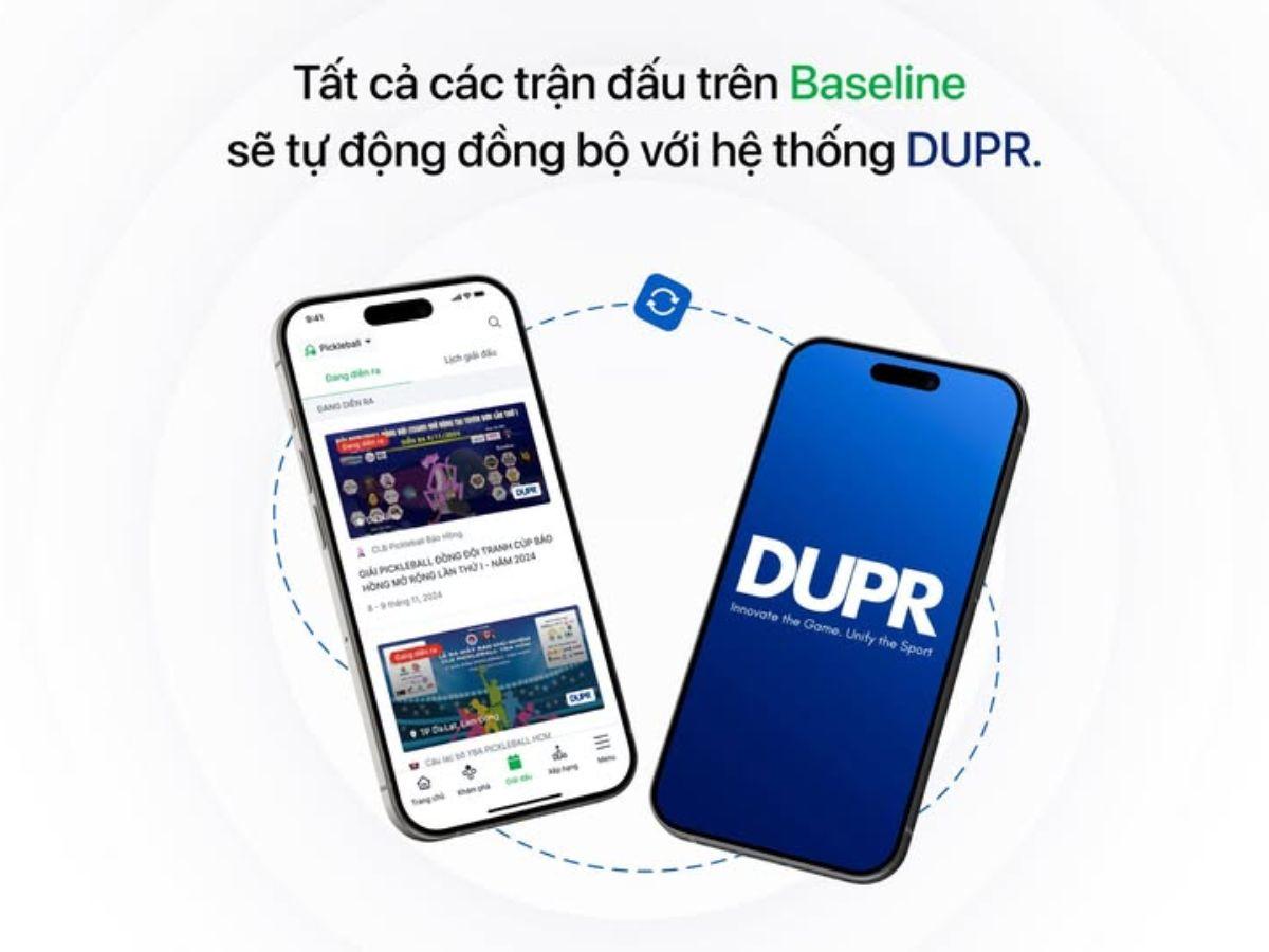 App tích hợp ghi điểm DUPR