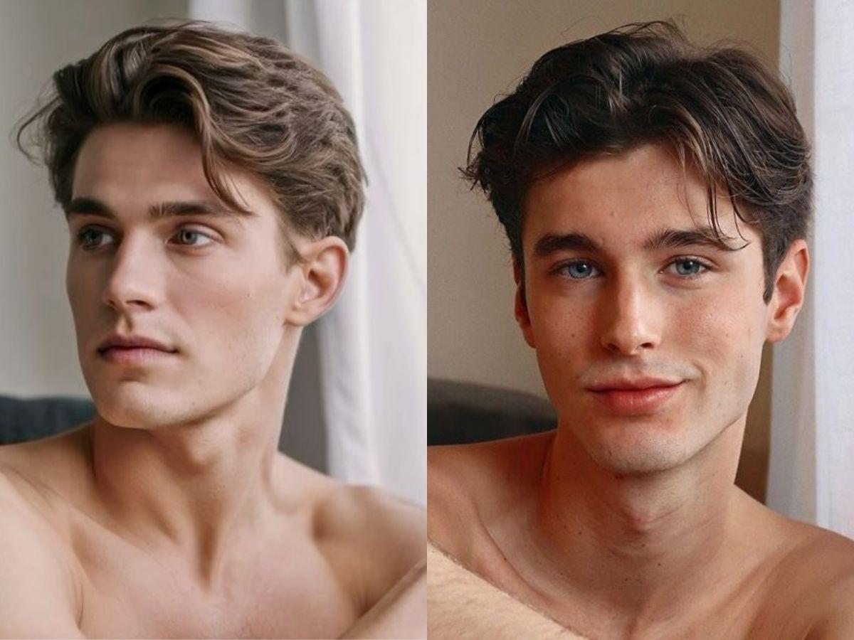 Slicked Back là kiểu tóc mà toàn bộ phần tóc trên đỉnh được chải ngược ra sau một cách mượt mà