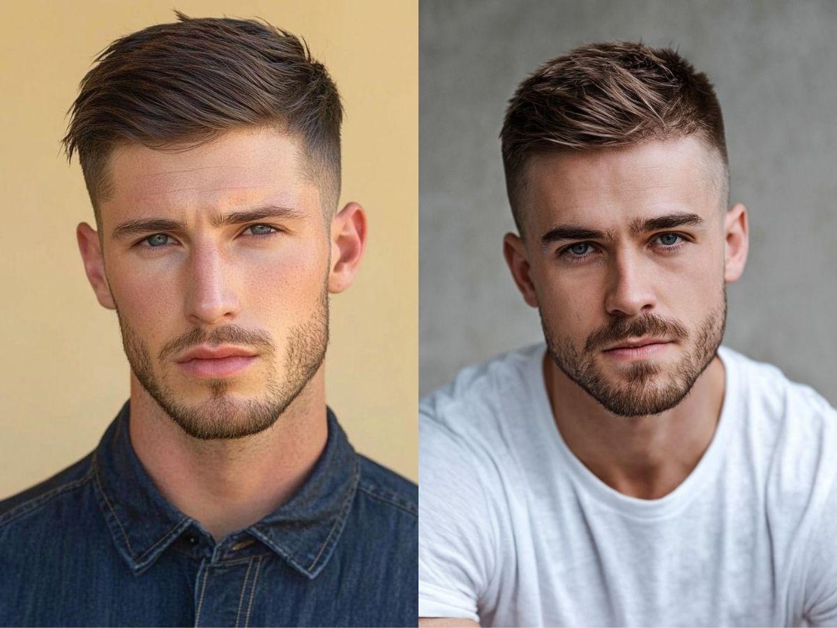 Comb Over Fade là kiểu tóc kết hợp đường rẽ ngôi lệch với kỹ thuật cắt fade ở hai bên và gáy