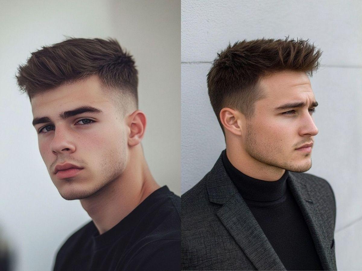 Quiff là kiểu tóc có phần tóc phía trước và đỉnh đầu được để dài