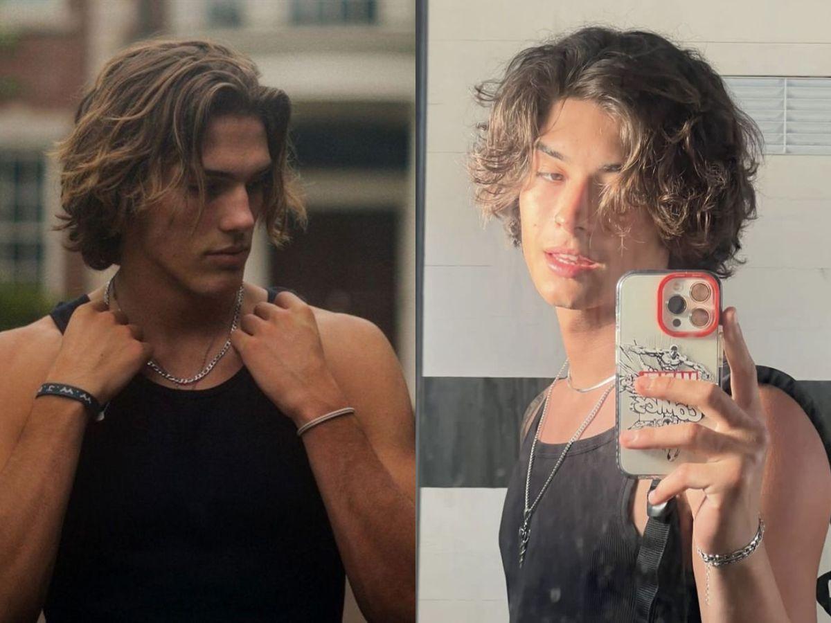 Tóc layer nam mái dài