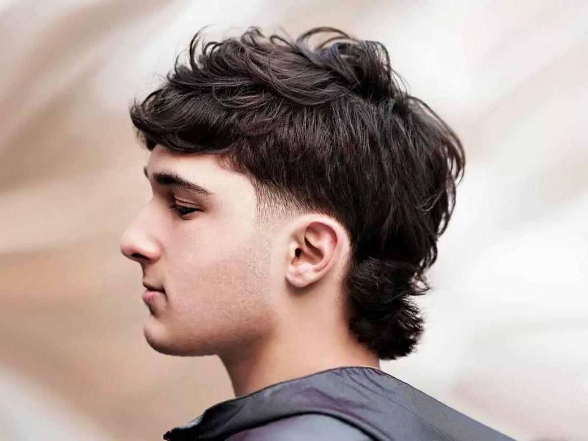 Tóc layer nam mullet dài