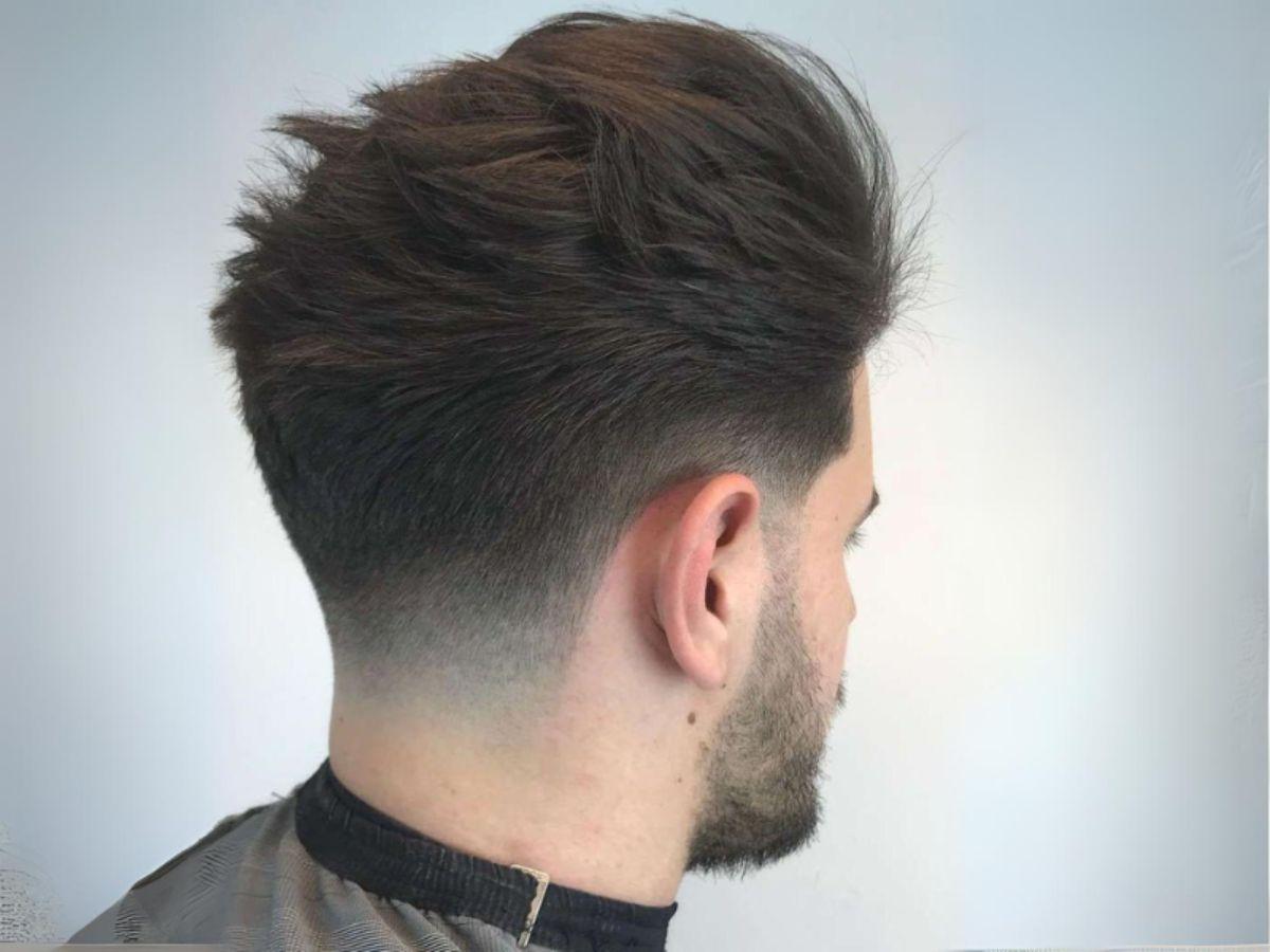 Tóc layer nam fade kết hợp