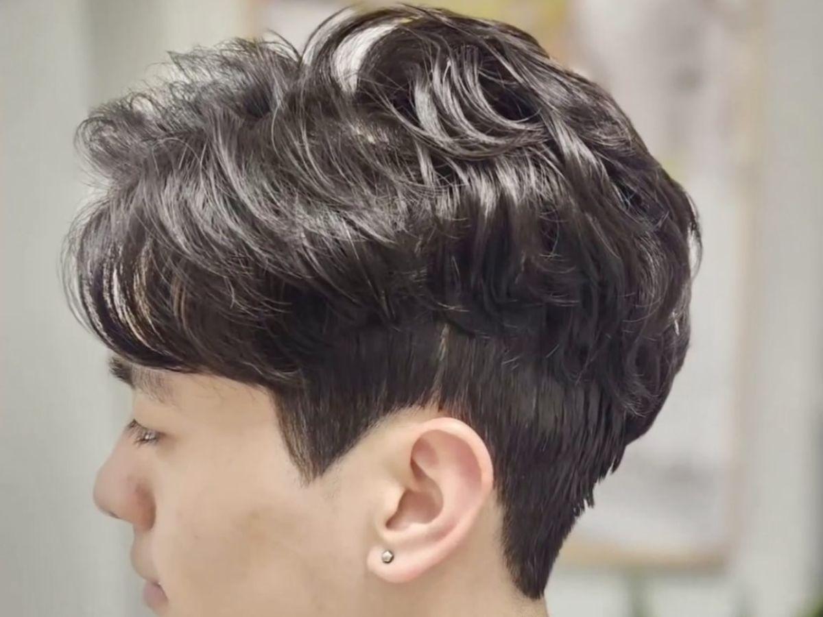 Tóc layer nam uốn nhẹ/tự nhiên