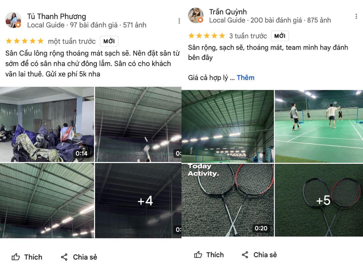 Đánh giá thực tế về sân cầu lông Vy Phong