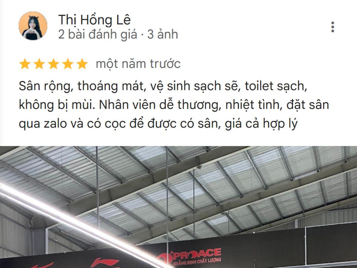 Đánh giá của người chơi về Sân cầu lông Trường Thọ