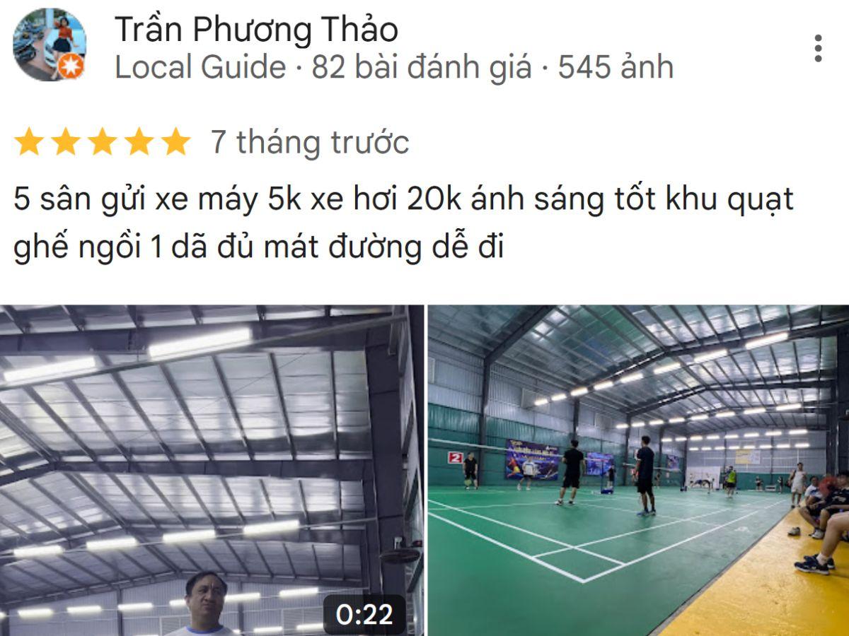 Đánh giá của người chơi về Sân cầu lông Galaxy