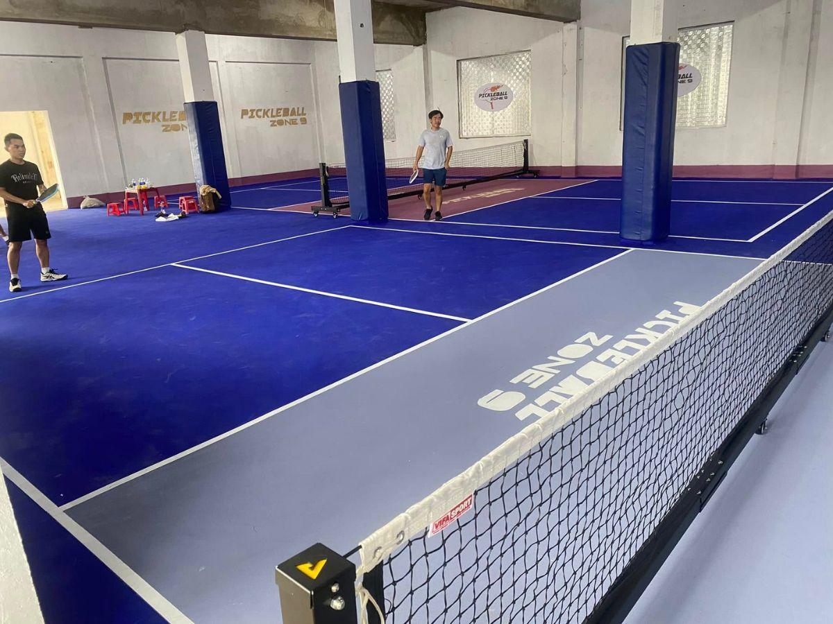 Sân Pickleball Zone 9 trên đường Trần Thánh Tông nằm ở khu vực sôi động, dễ di chuyển
