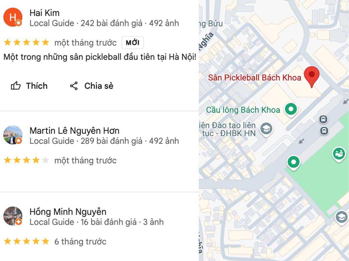 Những đánh giá về Sân pickleball Bách Khoa