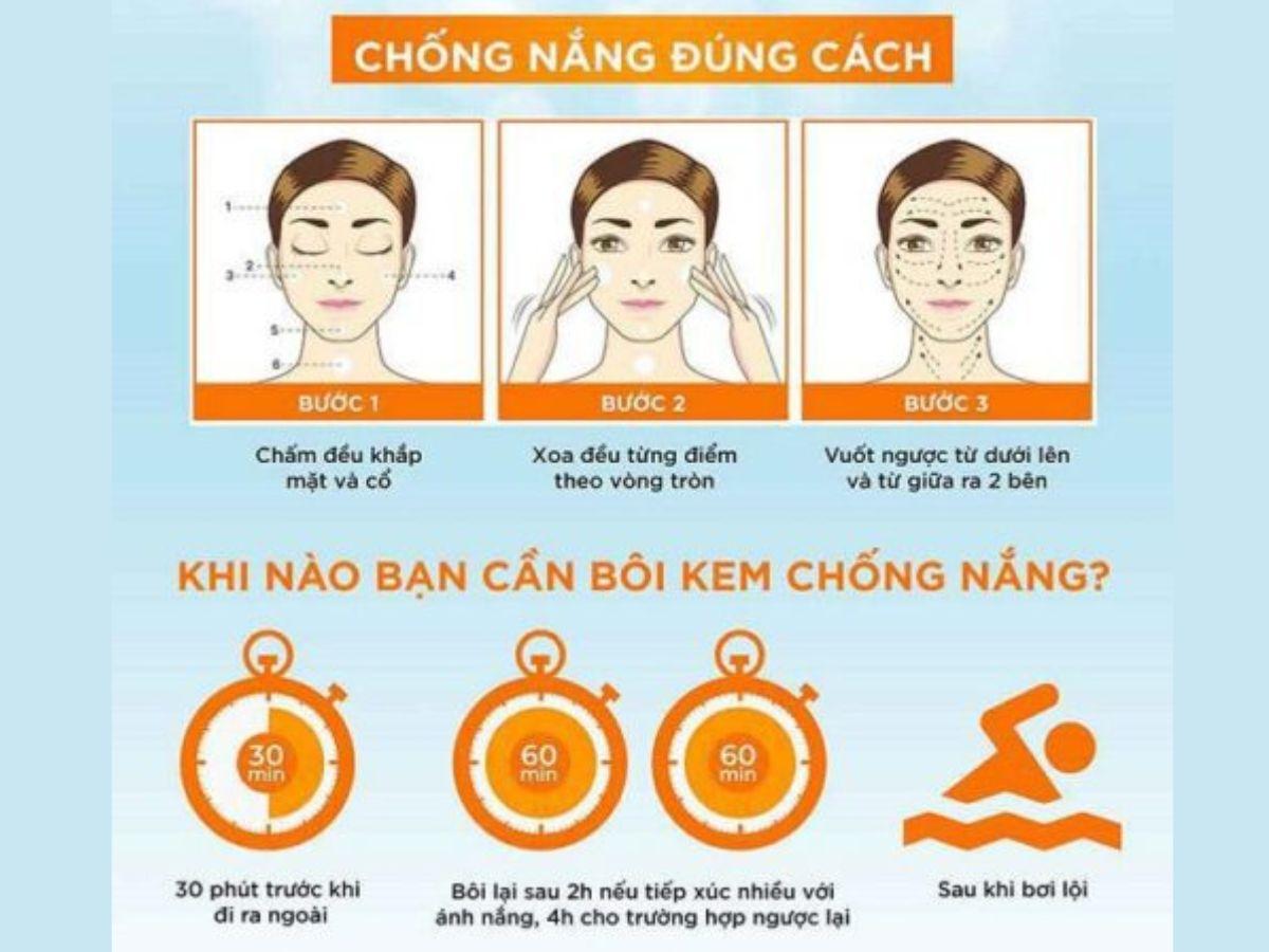 LUÔN LUÔN SỬ DỤNG KEM CHỐNG NẮNG
