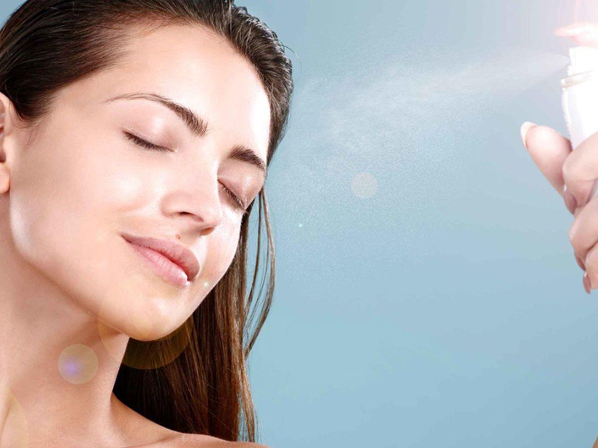 Một lớp xịt khoáng có thể giúp làm dịu và làm sạch tạm thời