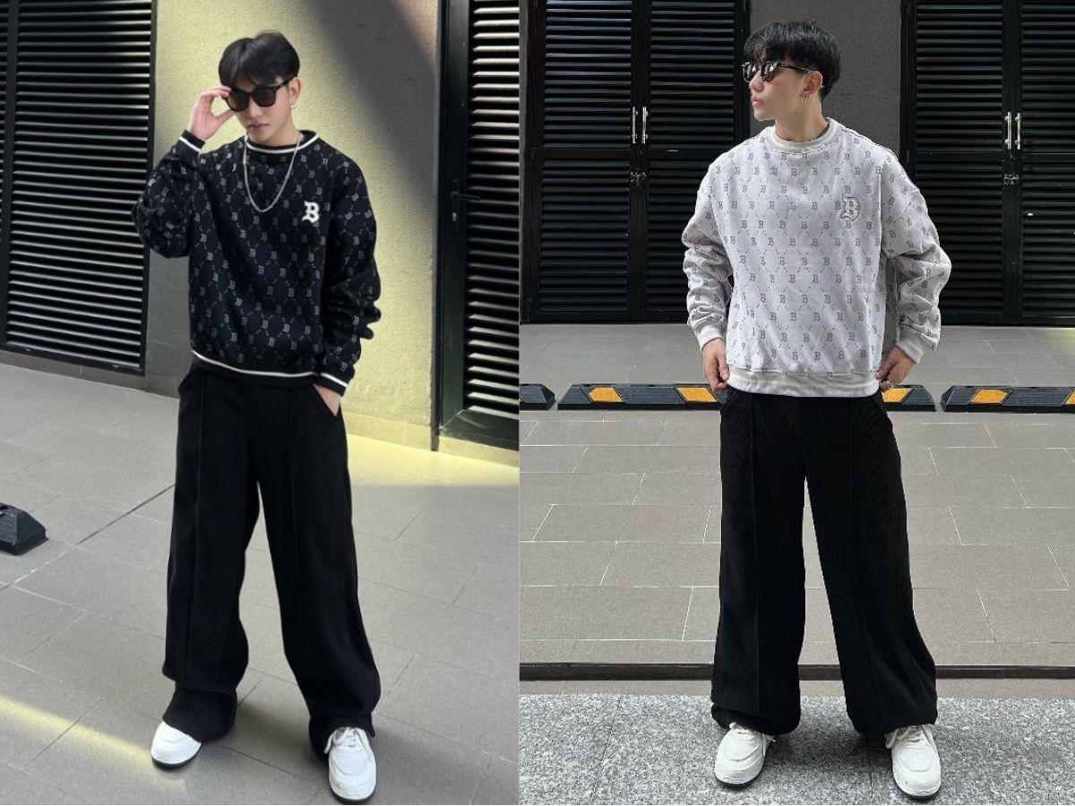 Xu hướng sử dụng logo hoặc monogram lặp lại làm họa tiết trên trang phục không còn quá xa lạ