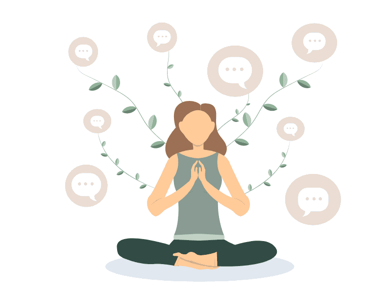 Tập thiền giúp giảm overthinking