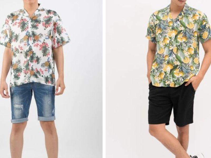 Cách mix đồ cùng áo sơ mi nam họa tiết