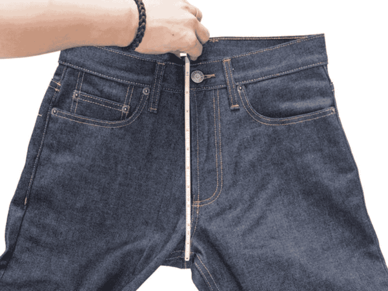 Đo khoảng cách từ phần đũng cho đến phần cạp quần