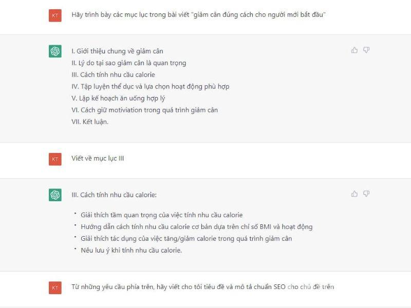 Tiềm năng của chat gpt