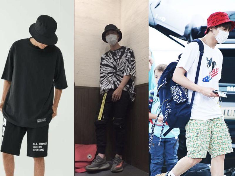 phong cách cùng mũ tai bèo, bucket