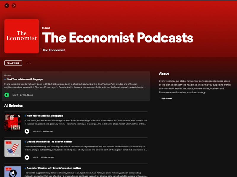 The Economist Podcasts