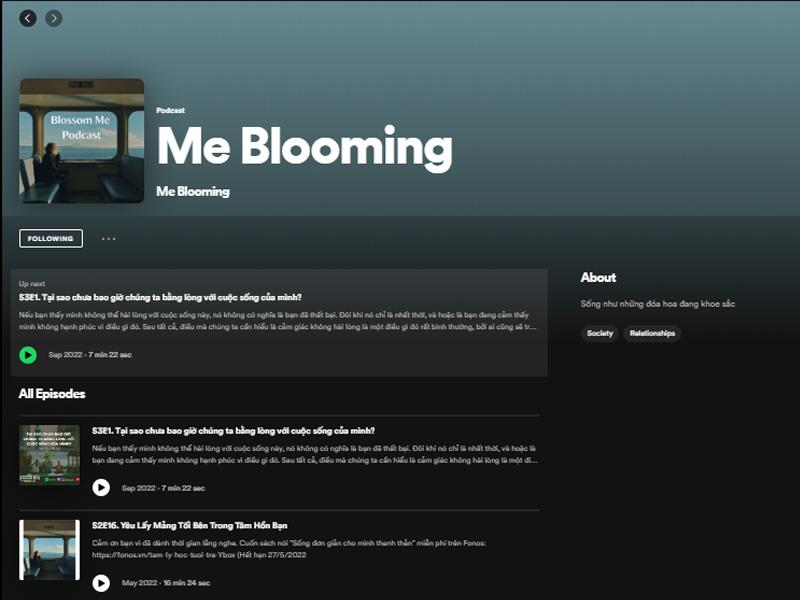 Tâm Lý Học Tuổi Trẻ (Me Blooming)