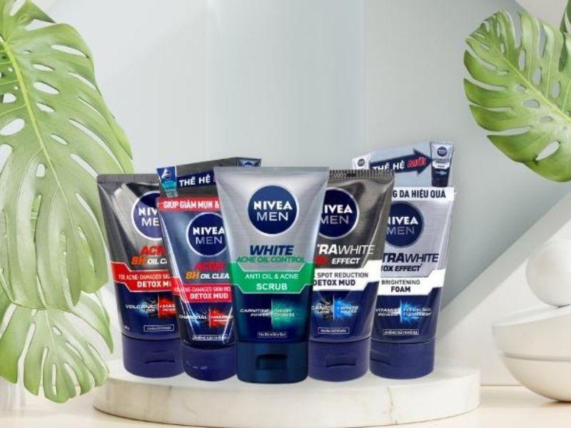 Thiết kế bao bì sữa rửa mặt Nivea men