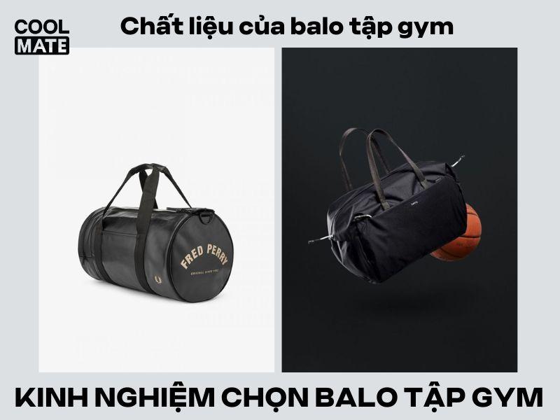 Chất liệu của balo tập gym