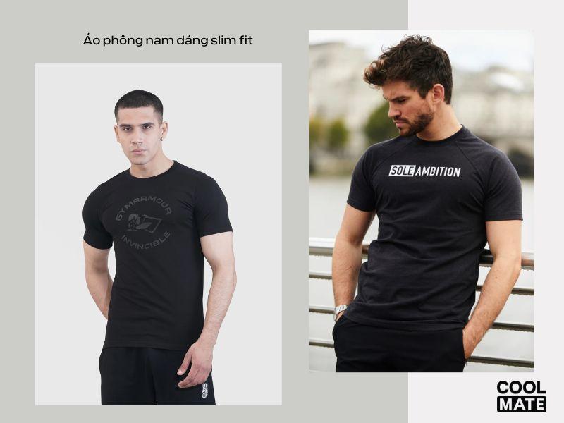 Áo phông nam dáng slim fit