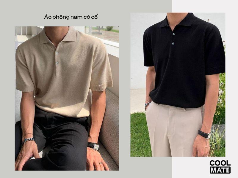 Áo phông nam có cổ