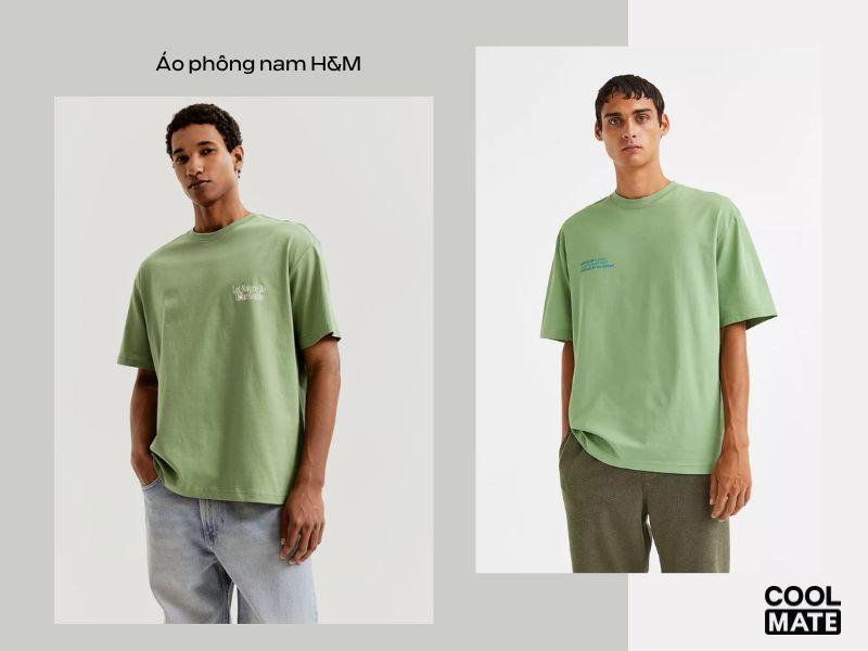 Áo phông nam hàng hiệu H&M