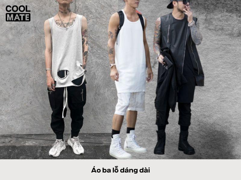 Áo ba lỗ dáng dài